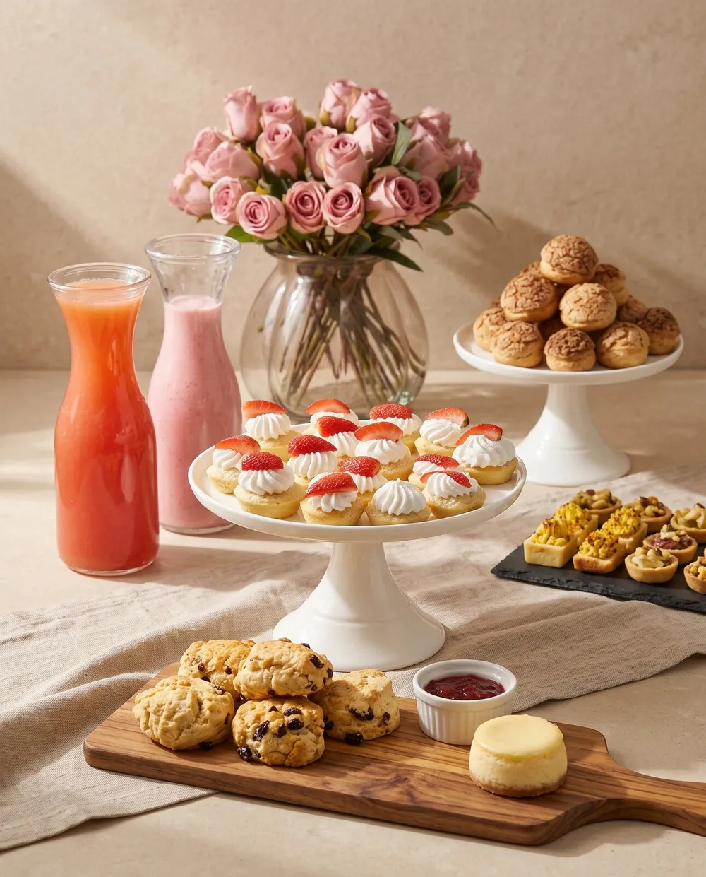 A High Tea Masterclass table